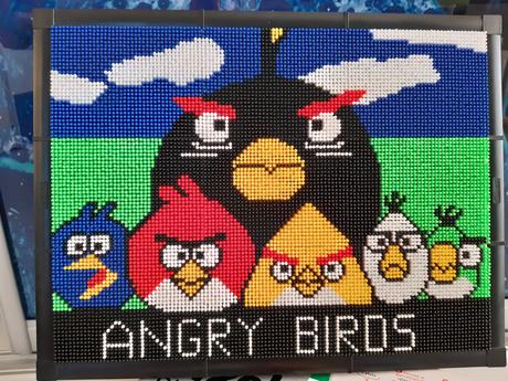 Kolíčková mozaika pixel photo,