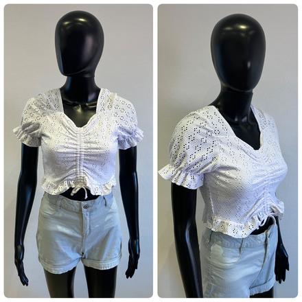 Dievčenské tričko biele terranova (152-158), terranova,152