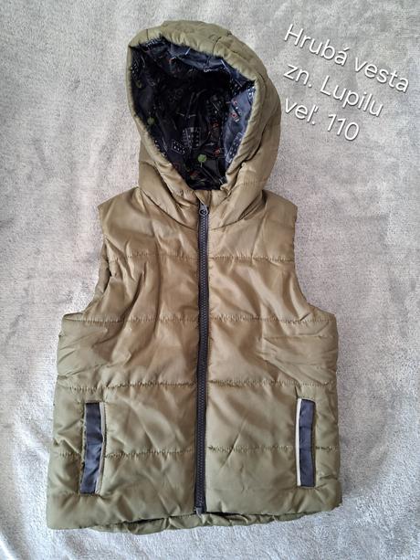 Zateplená vesta 110, lupilu,110