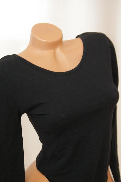 Čierny body top, l, l