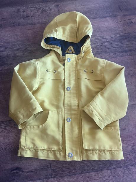 Žltá bundička, vertbaudet,86