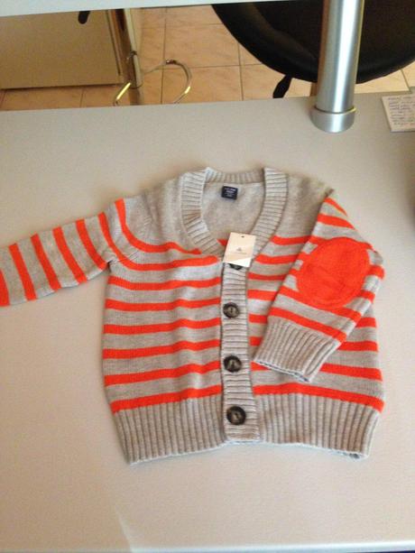 Nenoseny štýlový svetrík s visačkou, baby,74