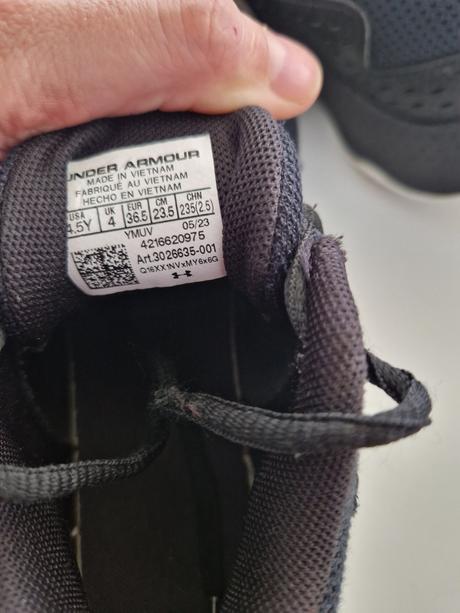 Tenisky ua 36,5, under armour,36