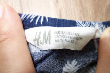 Letný overal 11-12 rokov, h&m,152