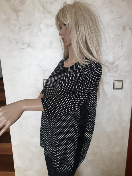 Svetrik s cipkou, twinset,m