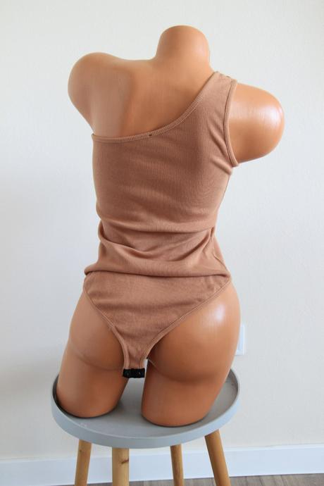 Hnedý body top, even&odd, s