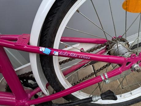 Detský dievčenský bicykel, kenzel,16