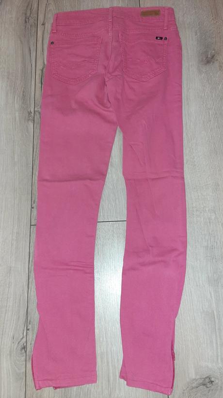 Ružové rifle tommy hilfiger, tommy hilfiger,xs