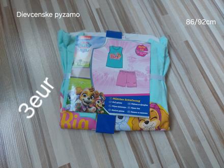Dievcenske pyzamko paw patrol 86/92cm, 86