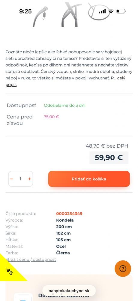 Stojan na kreslo babyvak, 