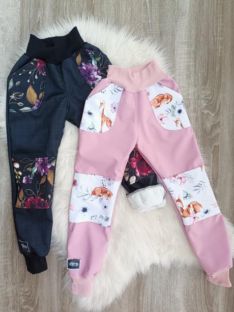 Softshellove nohavice, 86 - 128