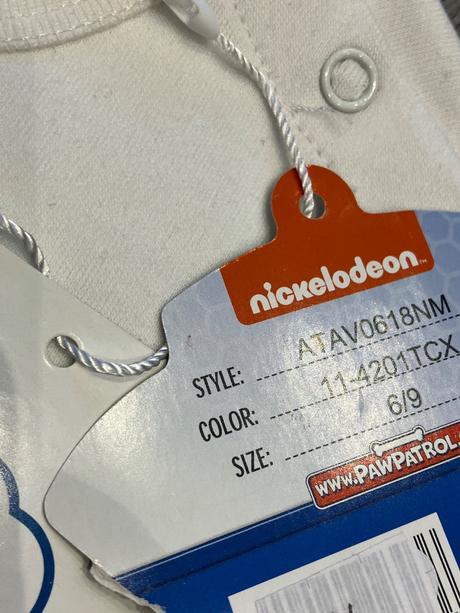 Chlapčenské body dlhý rukáv paw patrol (6-9 mes.), original marines,68