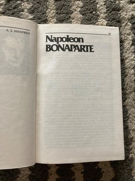 Napoleon bonaparte manfred a.z. (1985), 