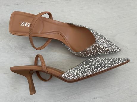 Krásne kamienkové lodičky zara, zara,38