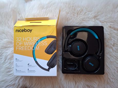Štýlové bezdrôtové slúchadlá na uši niceboy hive x, 