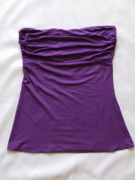 Fialový top, xs