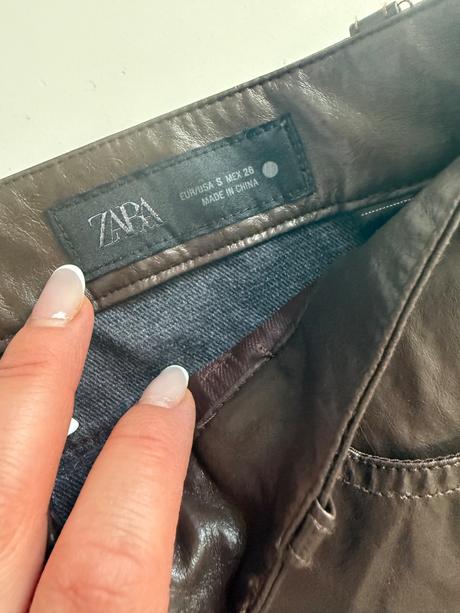 Zara hnedé kozenkove gate s, zara,s