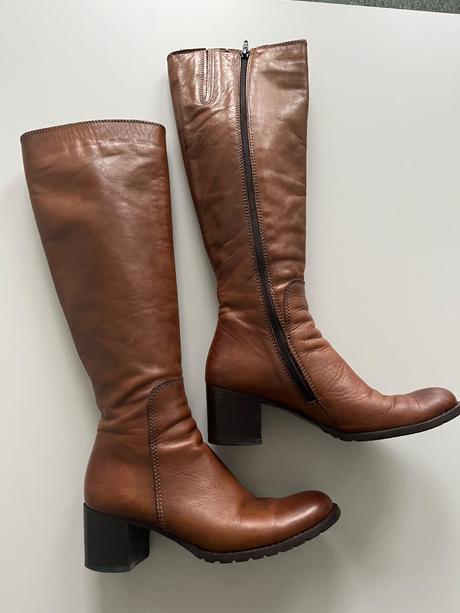 Čižmy kožené, 38