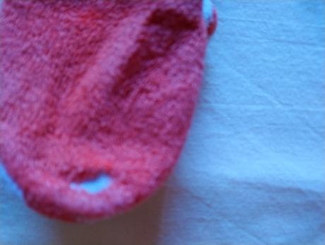 Červený fleesový overal s motívom, 68