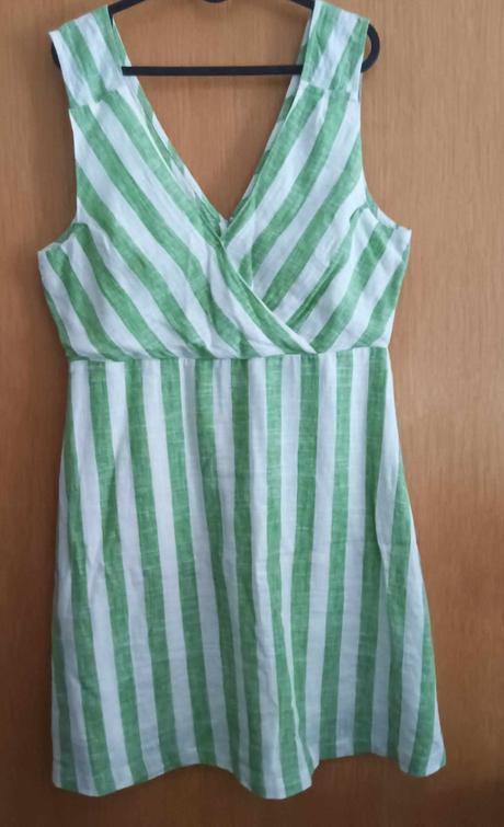 Letné šaty bez rukáva, l