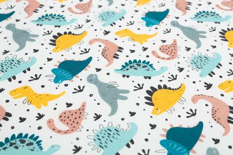 Sensillo vložky do postieľky molitán dinosaury hr., šírka (cm): 60,dĺžka (cm): 120