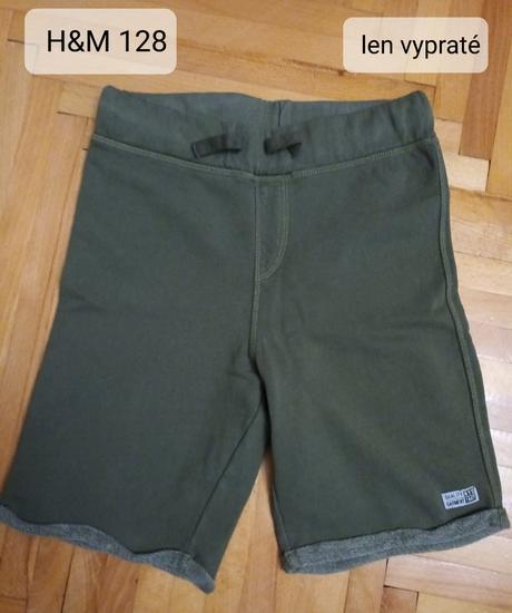 H&m šortky spraný efekt 128, h&m,128