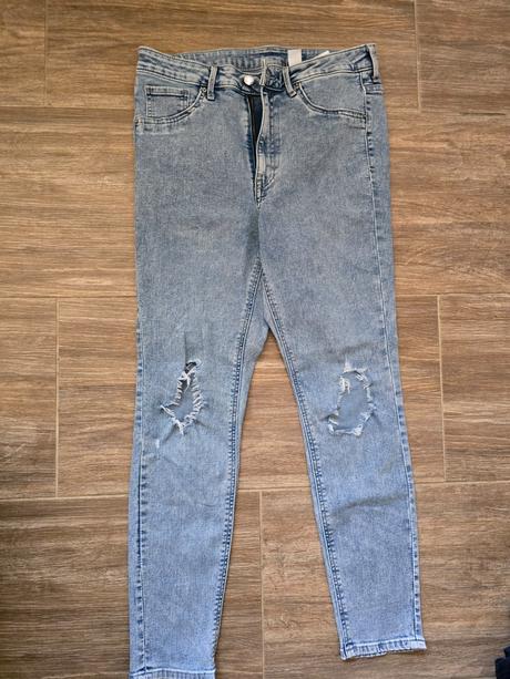 Elastické rifle č.42, h&m,42