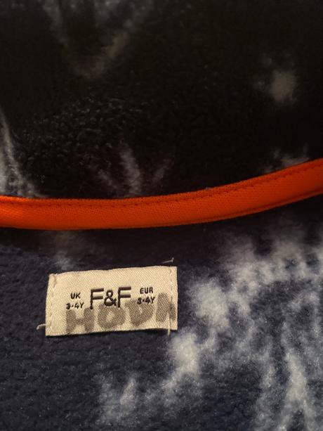 Zateplená detská mikina, f&f,104