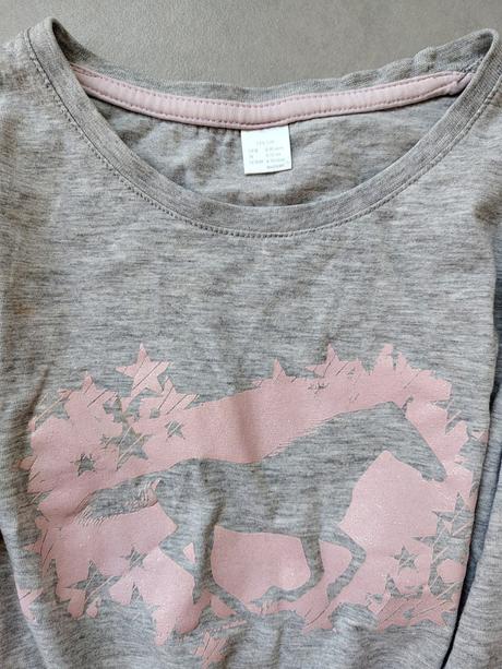 Pyžamové tričká s dlhým rukávom, h&m,134