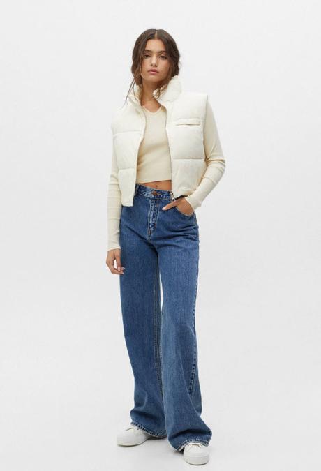 Krásna teplá vesta značky bershka, bershka,s