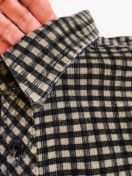 Teplá manchestrová košeľa, 4xl