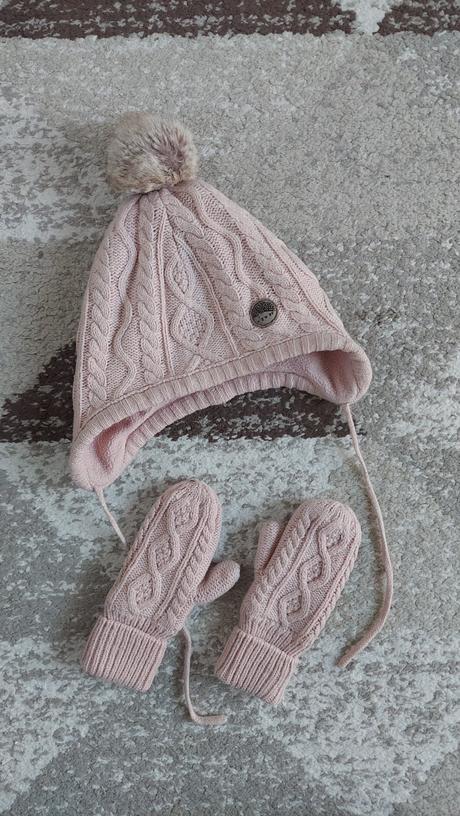 Čiapka+rukavice 86/92, h&m,86