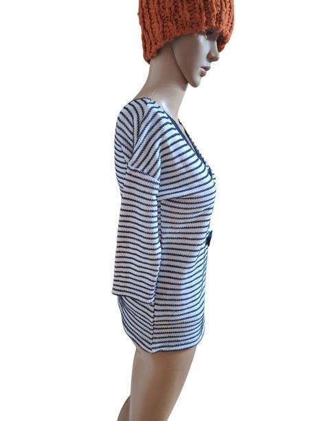 Dámsky pásikavý pulóvrík, m