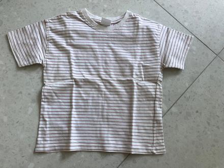 Tričko s jemným pásikom, zara,110