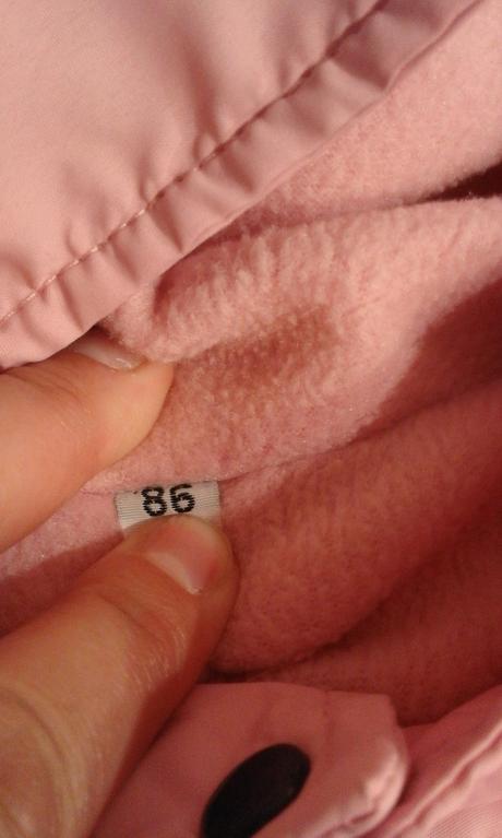 Dievčenská zimná kombinéza, 86