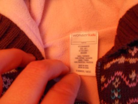 Svetrikova mikina s flisom na 18 mes.cena 6eur, 86