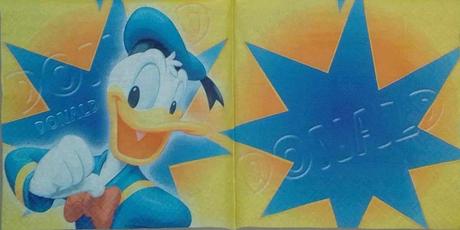 Servítka káčer donald 4ks (s349), 