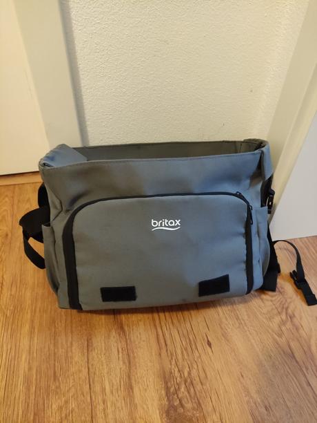 Prebaľovacia taška britax šedá+obal na fľašu, britax
