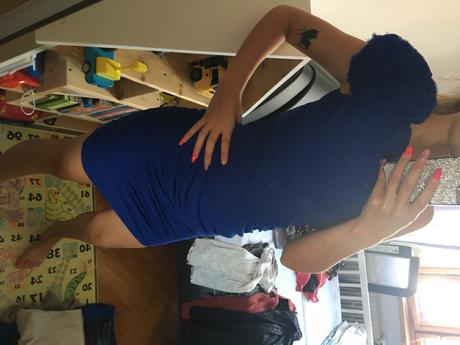 Saty kráľovská modra m, abercrombie&fitch,m