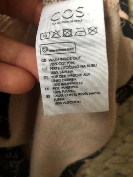 Bavlnené teplejšie šaty, cos,110