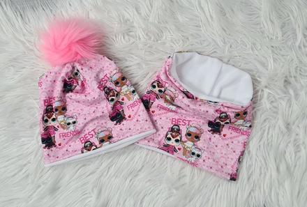 Dievčenský set čiapka + tunel, 44 / 46 / 48 / 52 / 54