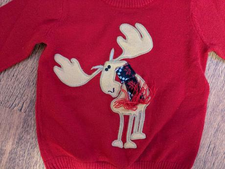 Pulóver vianočný sobik 86/92, 86