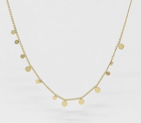 Krásny náhrdelník s peniažtekmi,