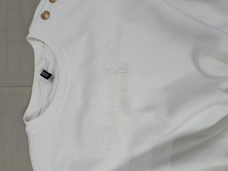 H&m divided crop mikina, h&m,l