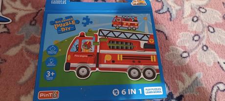 Puzzle doprava so zvieratkami, 