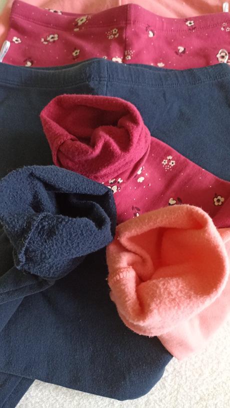 3x mierne zateplené legíny c&a veľ. 128, c&a,128