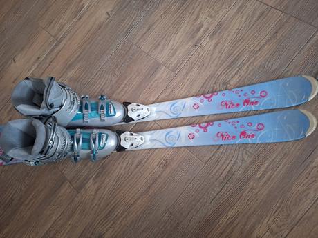 Lyže 137cm + lyžiarky, head,130-139 cm