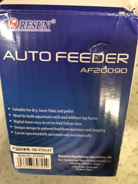 Elektricka krmička pre ryby, 