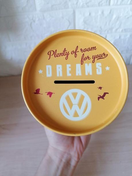 Plechová retro pokladnička / šporkaska, 