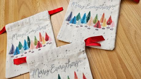 Vianocne vrecka na darceky 3ks,